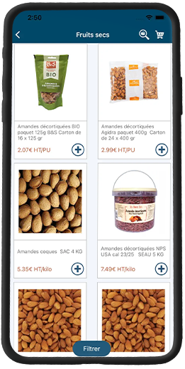 Développement de l'appli mobile du grossiste alimentaire Agidra - Qsmart