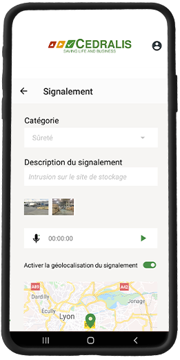 Développement d'une application d'alerte et de gestion de crise pour Cedralis - Qsmart