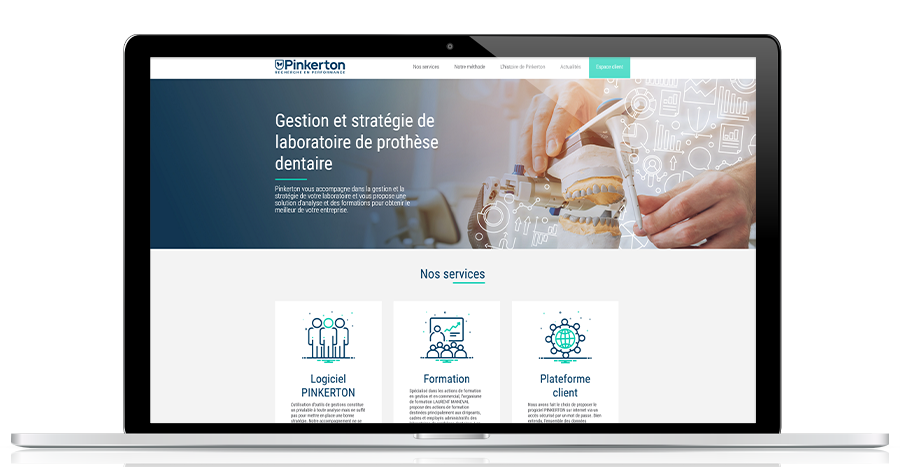 Développement de la plateforme Pinkerton dédiée aux laboratoires de prothèses dentaires
