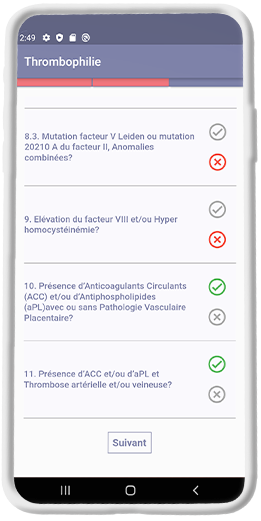 Développement d'une application de calcul du risque thromboembolique au cours de la grossesse pour le CHU Saint Etienne