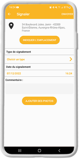 Développement d'une application mobile d'outdoor sécurisé WaffApp